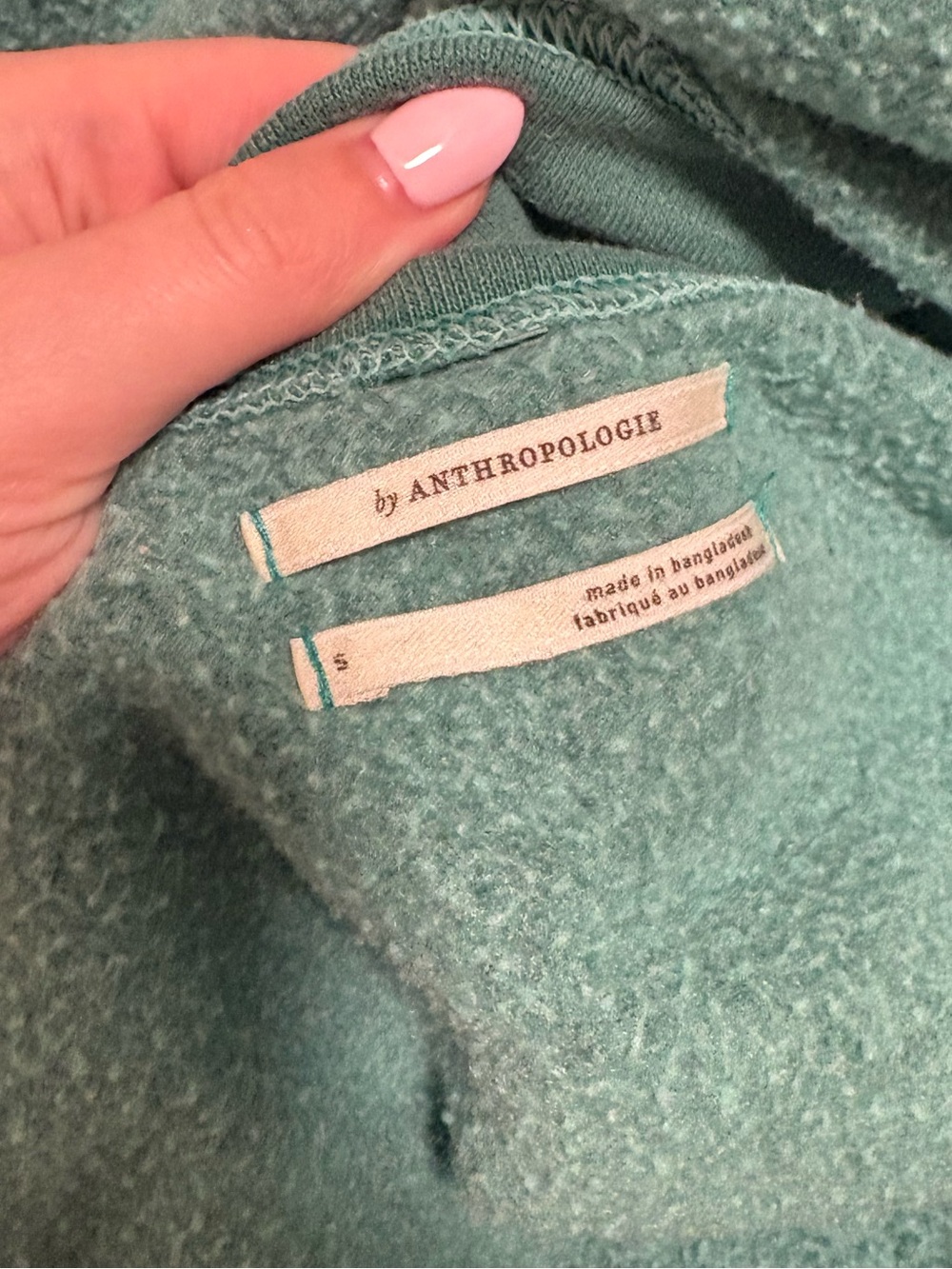 Anthropologie The Roam City New York 1997 Sweatshirt Size Small Green and Pink - Picture 2 of 2